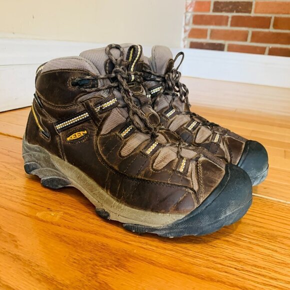 Mens Keen Targhee Waterproof Brown Hiking Shoes! Size 8 main image 9